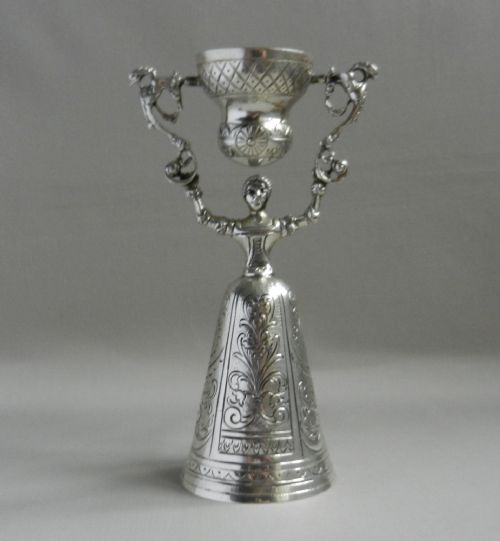 antique silver wagermarriage cup