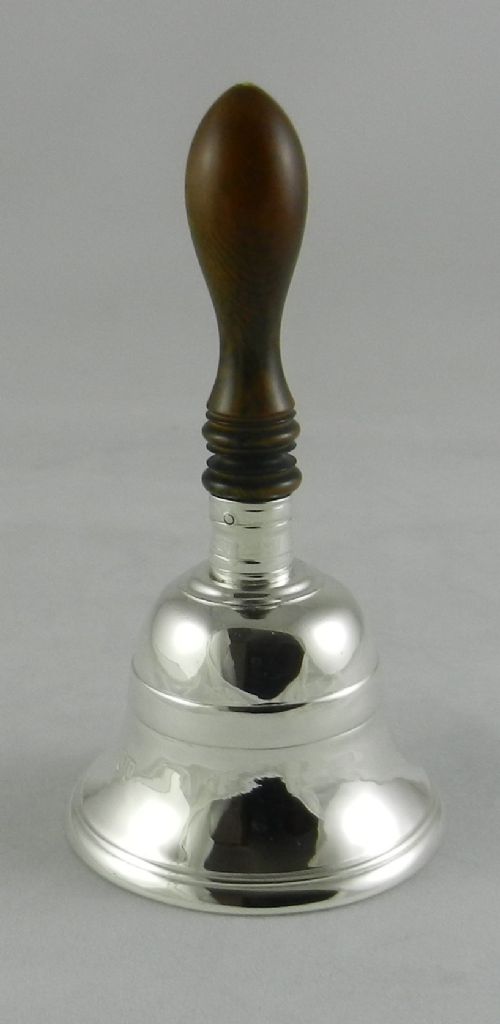 antique silver ivory table bell