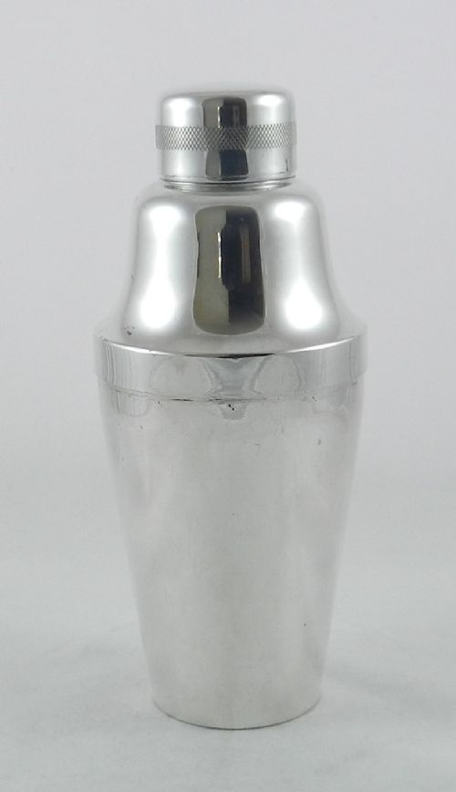 silverplated cocktail shaker