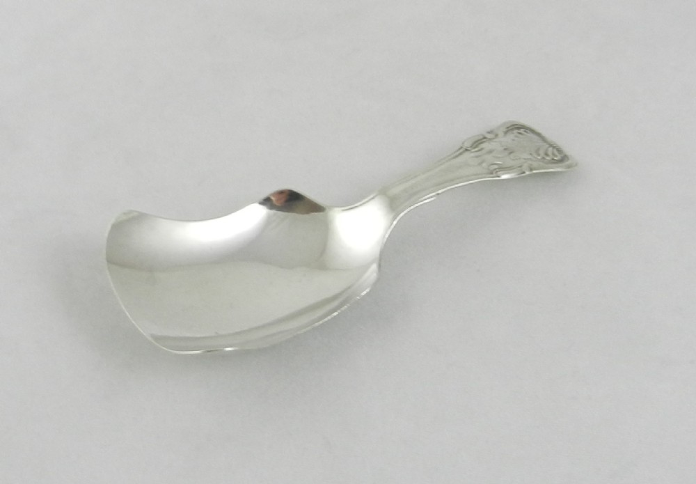 antique silver tea caddy spoon