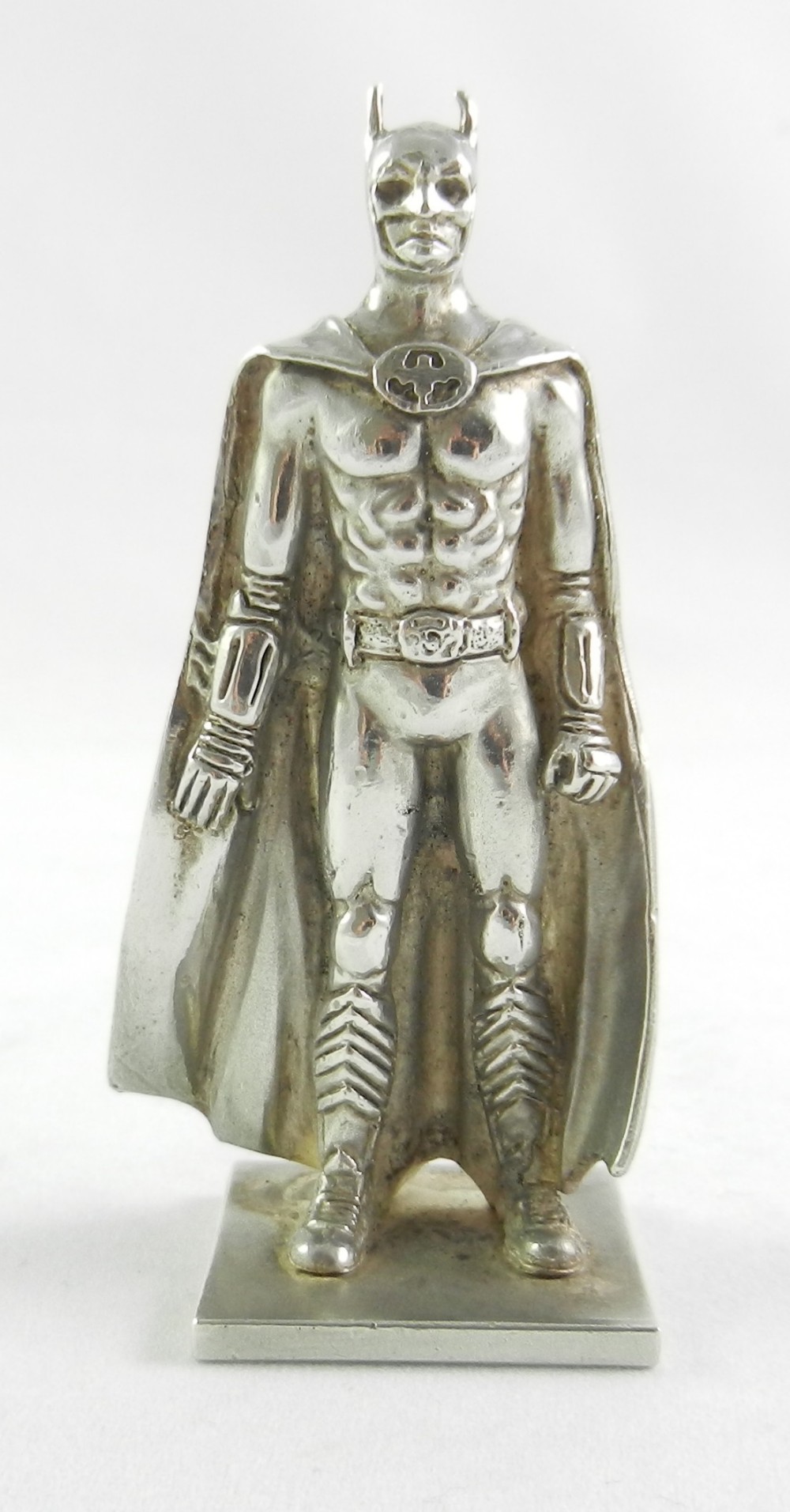 silver batman figure