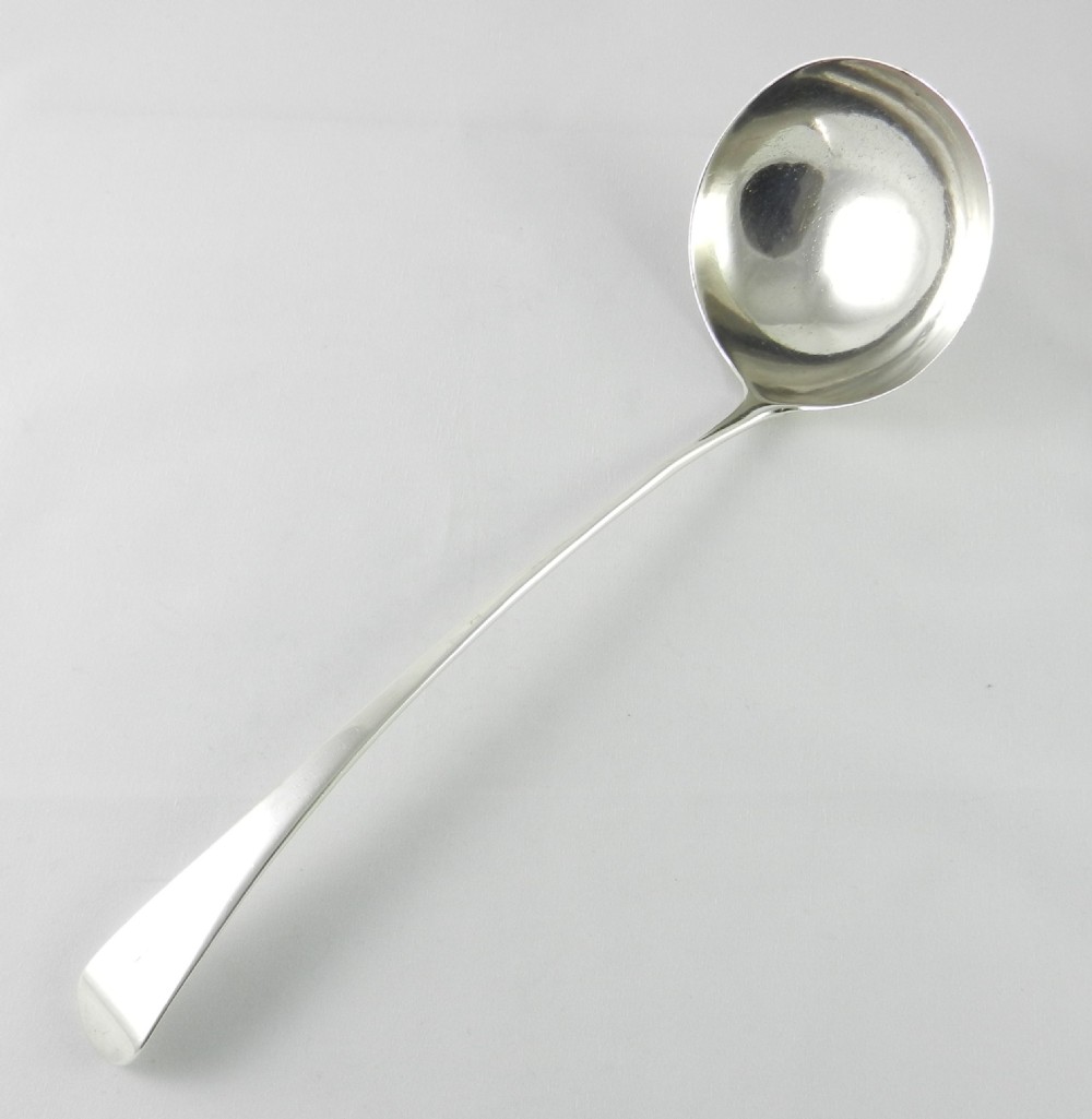 georgian silver soup ladle