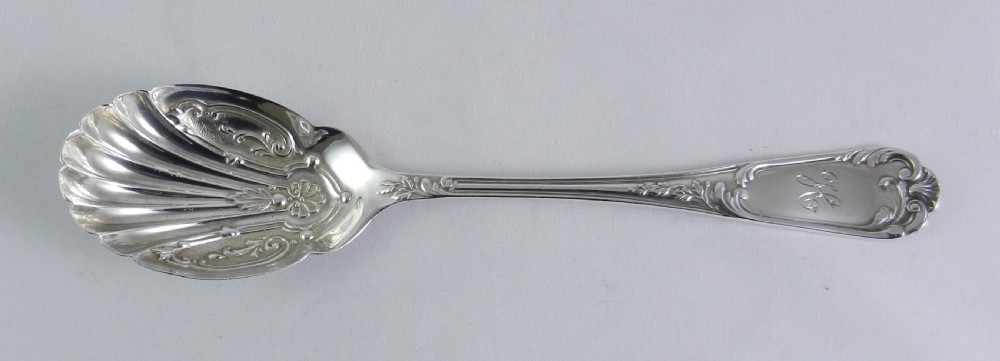 antique silver fruit spoon