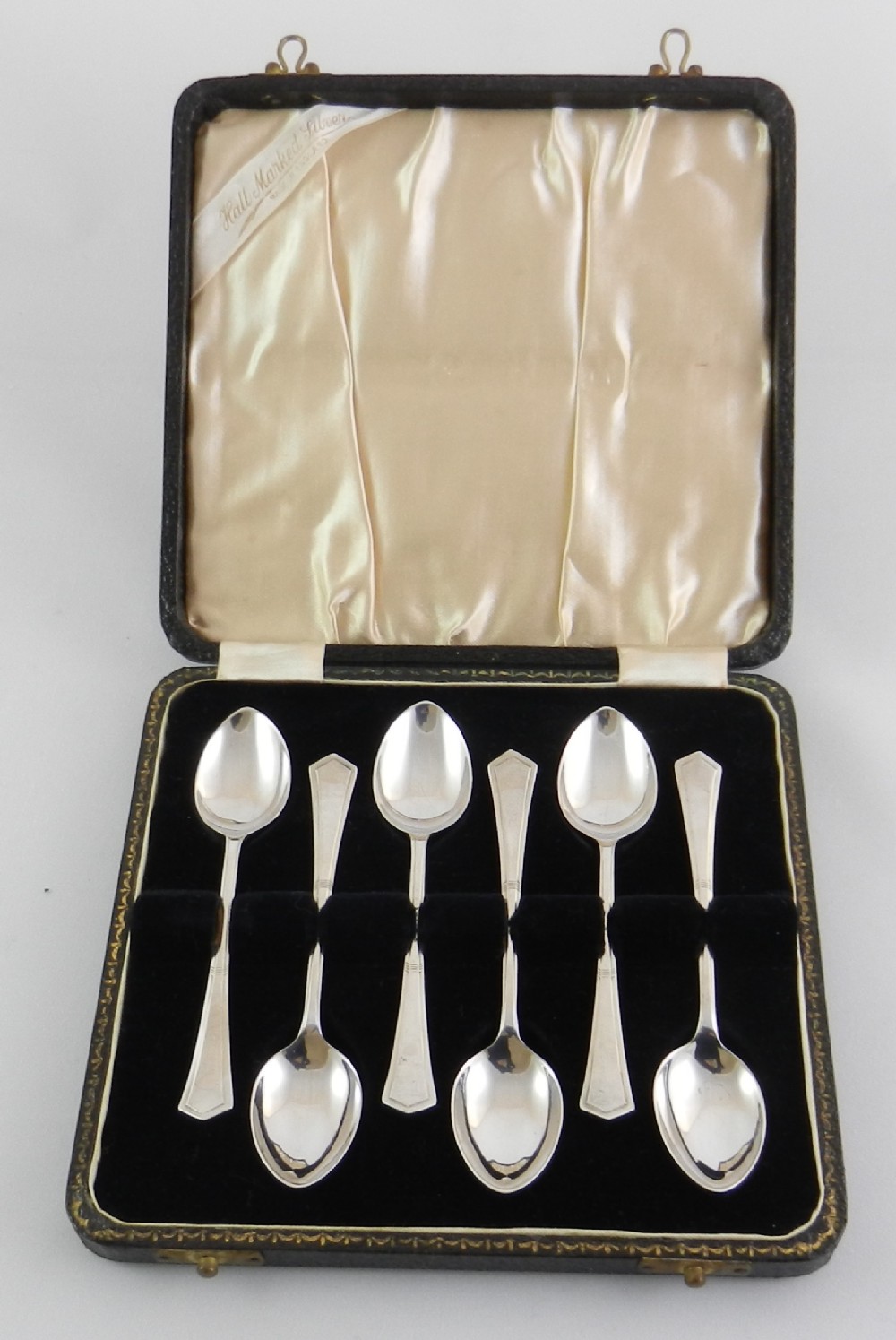 set of silver coffee spoons