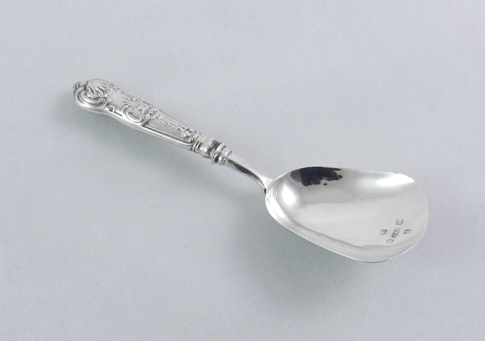 william iv silver caddy spoon
