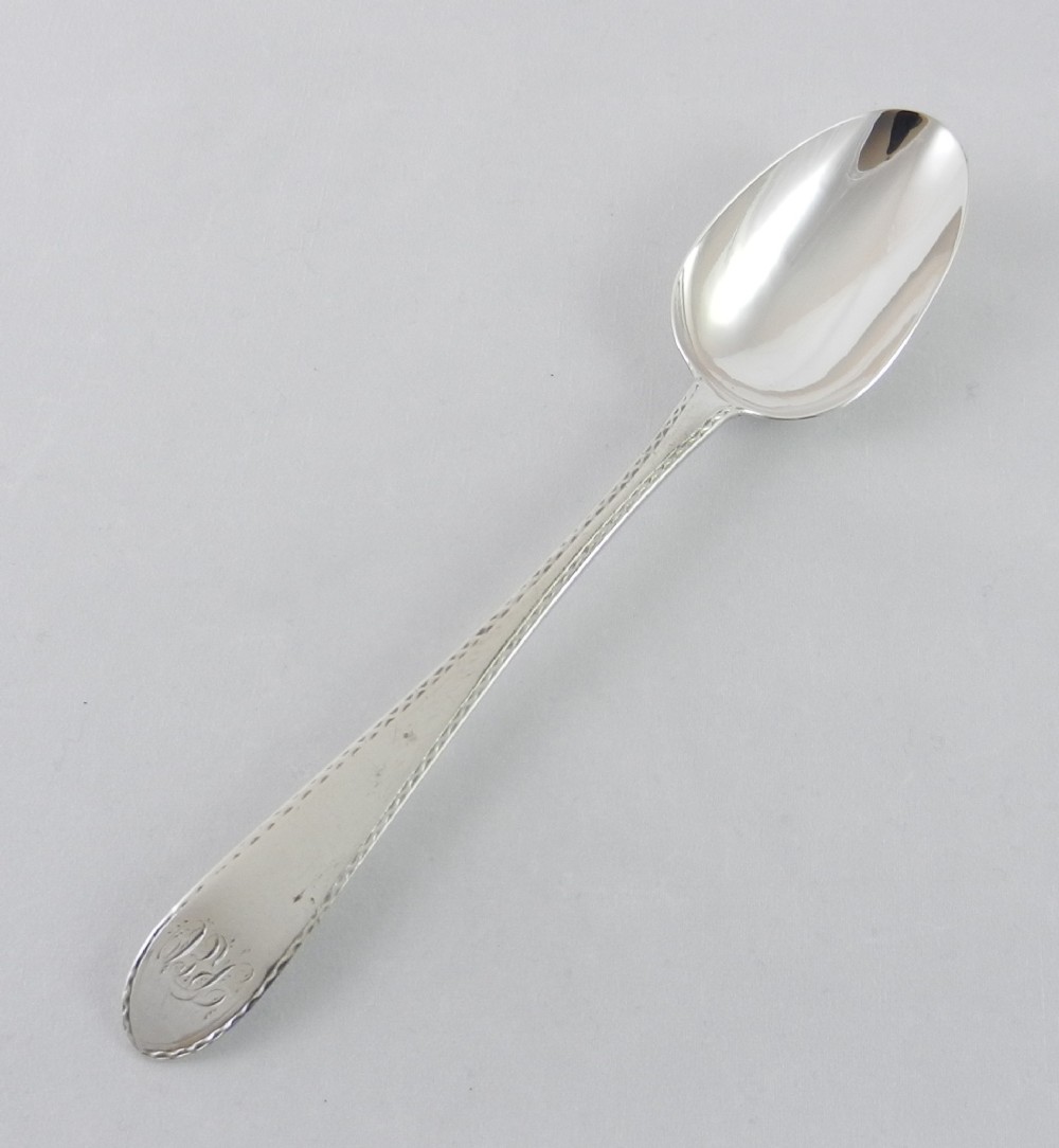 antique irish silver spoon