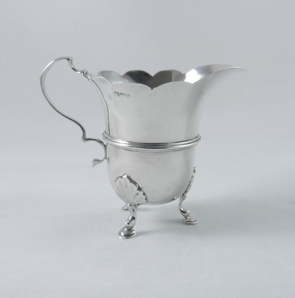 antique silver cream jug