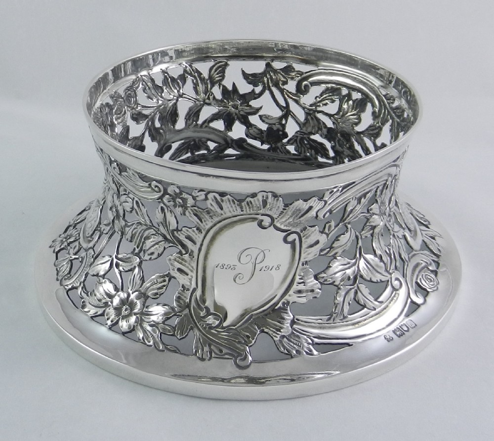 antique silver dish ring