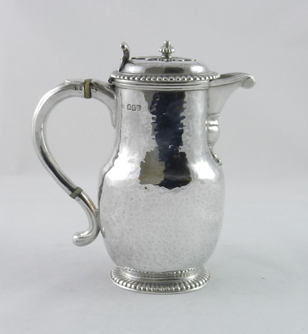 antique britannia silver jug