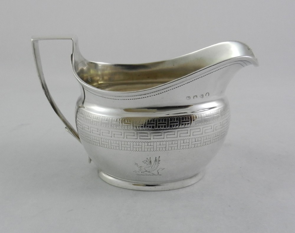 georgian silver cream jug