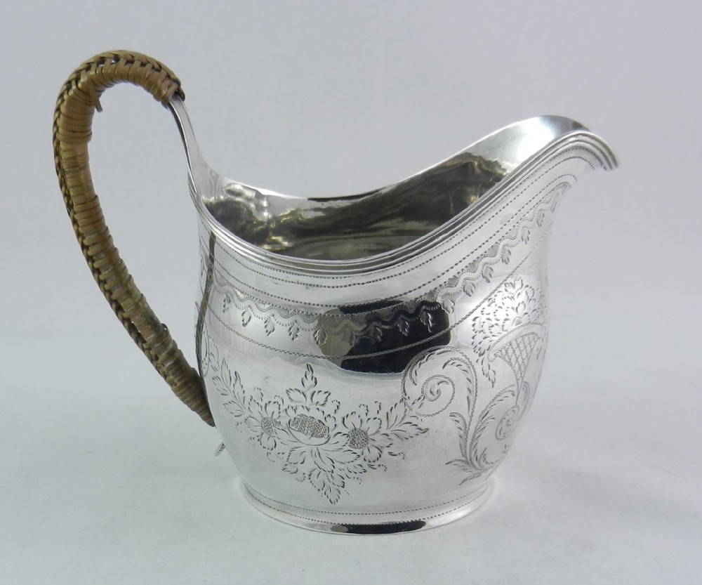 georgian silver cream jug