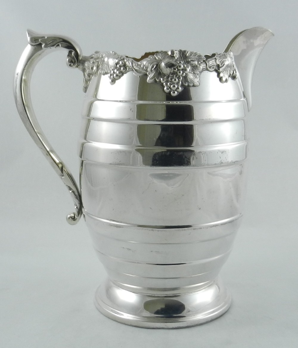 large silverplate pitcher