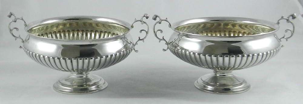 antique silver bowls by charles stuart harris