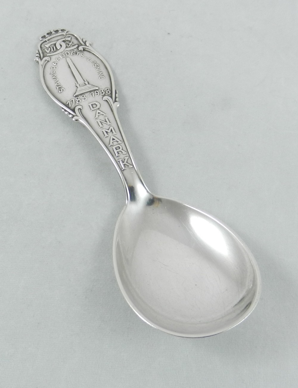 silver stavnsbaand caddy spoon