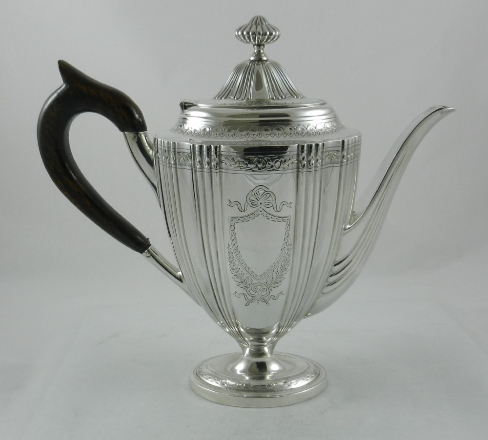 antique silver coffee pot