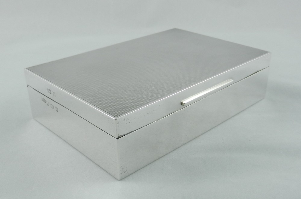 silver cigar box