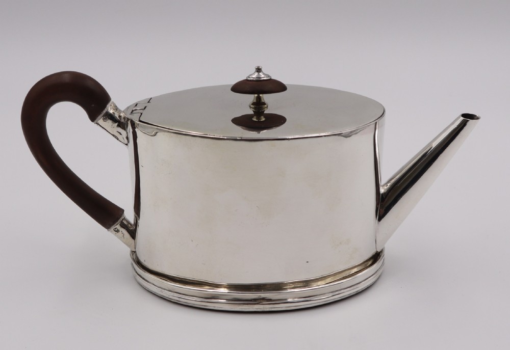 antique silver tea pot stand