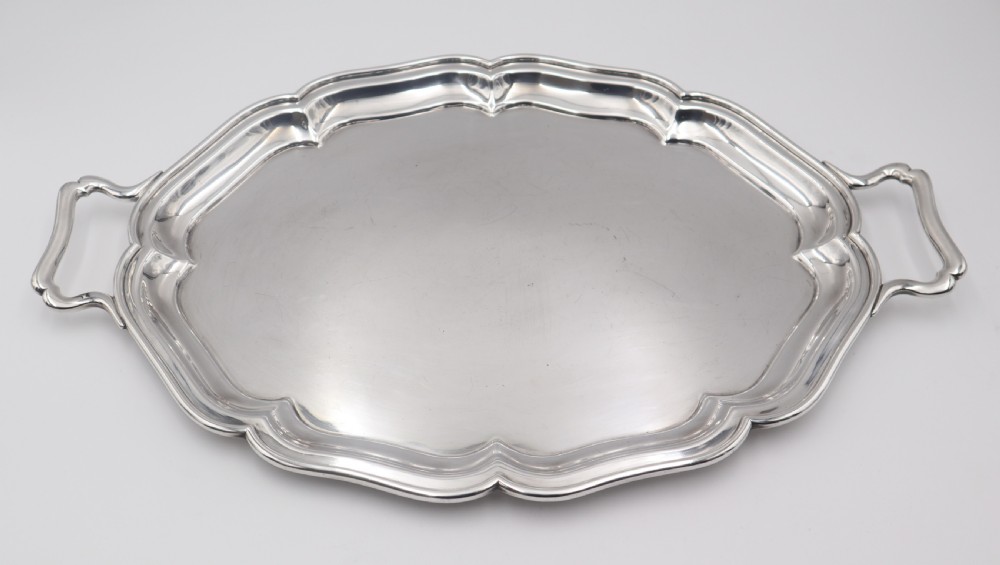 silverplated tray