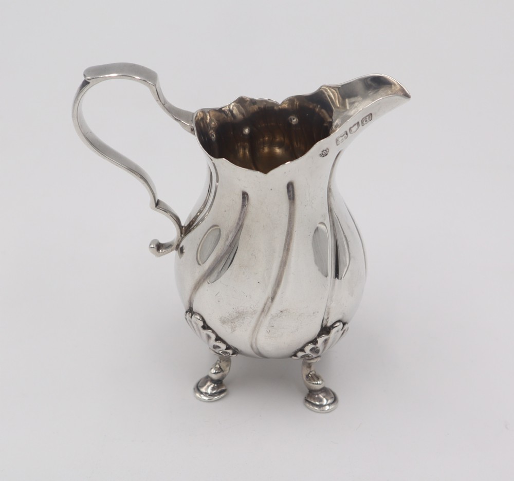 antique silver cream jug