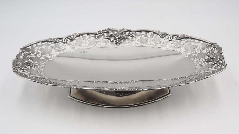 silver fruit dish