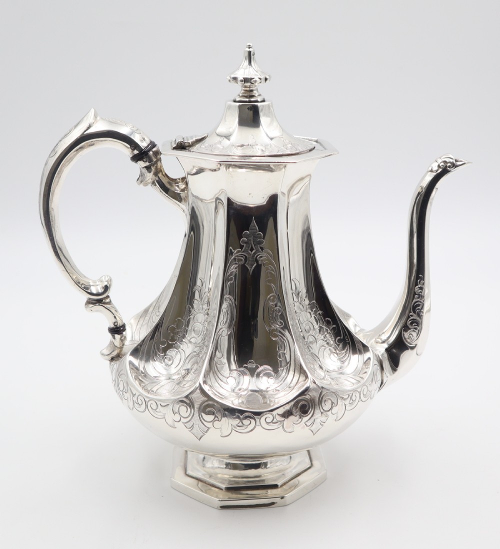 antique silver coffee pot