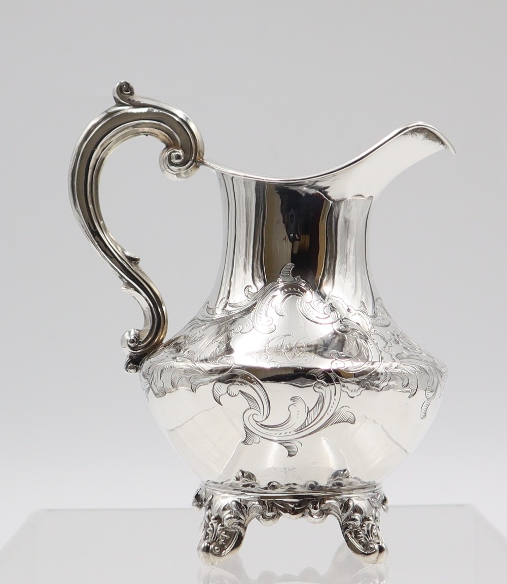 antique silver cream jug