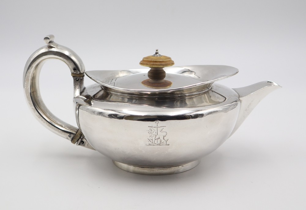 antique silver tea pot