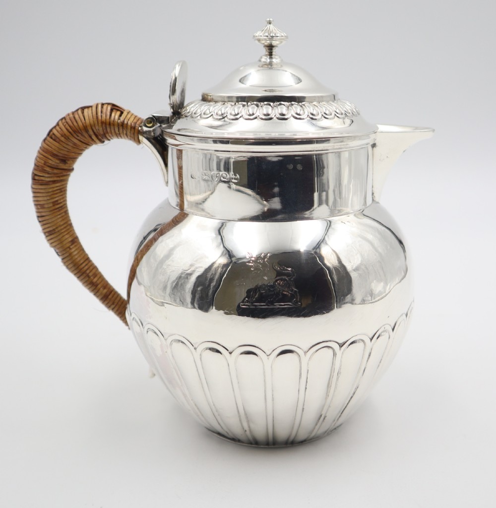 antique silver coffee jug