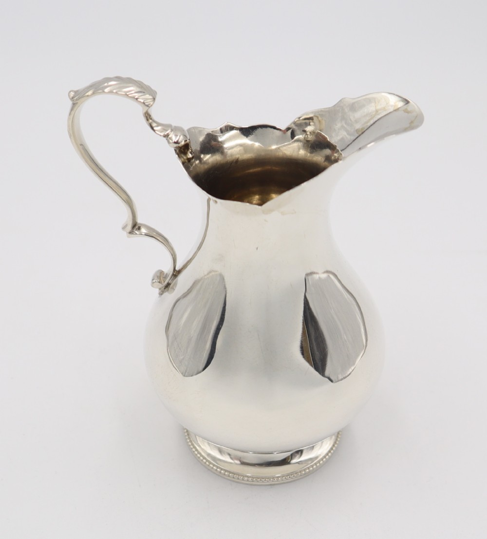 antique silver cream jug
